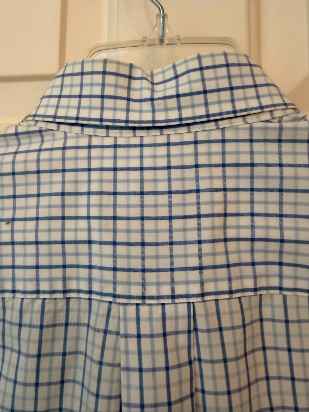 Vineyard Vines Men’s Classic Fit Whale Button Down Shirt Plaid, White Blue, Sz M - Picture 9 of 12